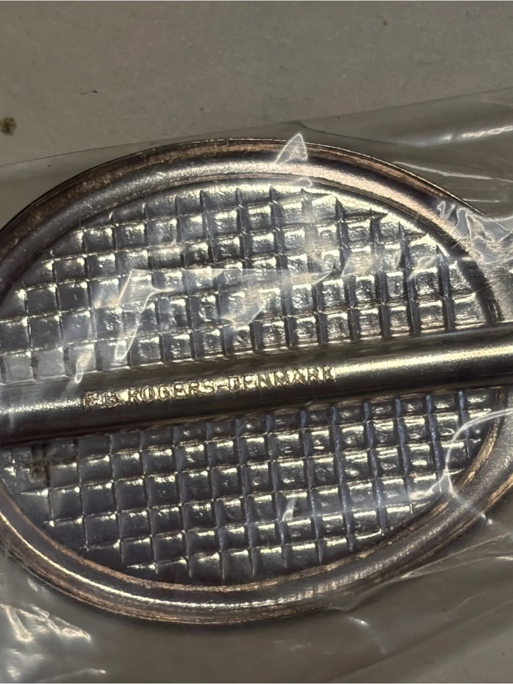 NIB Vintage FB Rogers Silverplated Tennis Racket Drink Stirrers Sippers Box